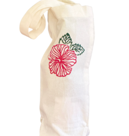 hibiscus bottle bag