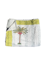 palms kantha coverlet