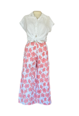 hibiscus linen pants