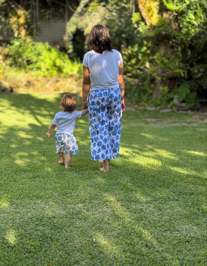 hibiscus linen pants