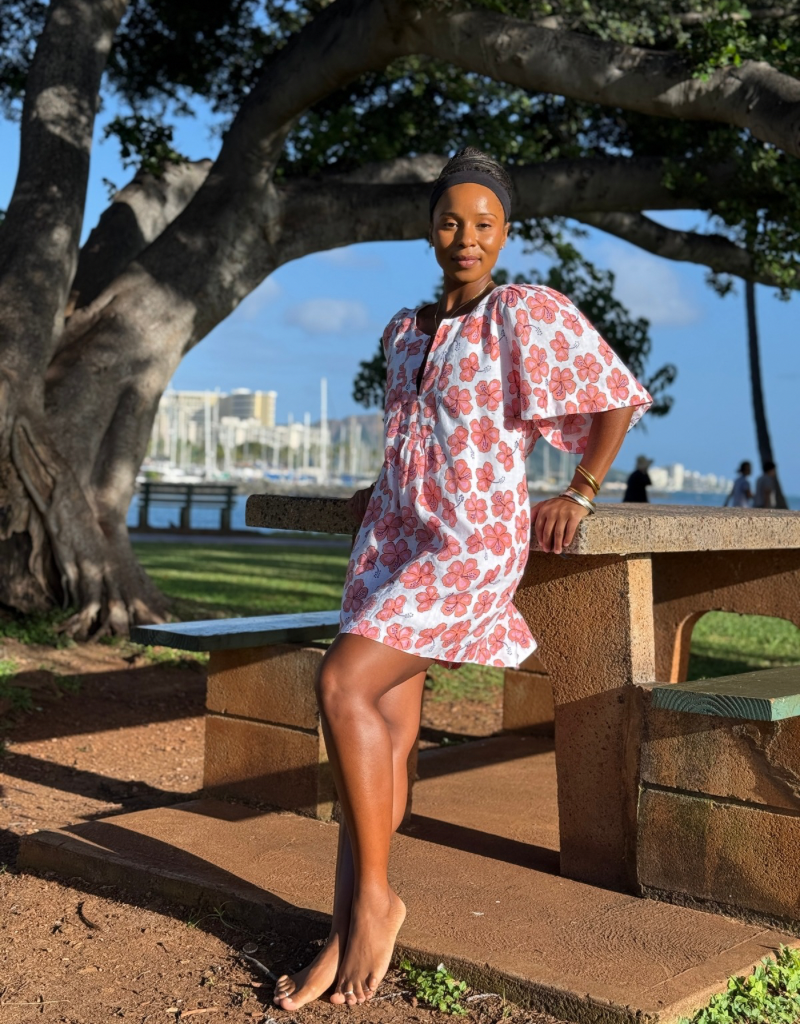 sydney linen dress