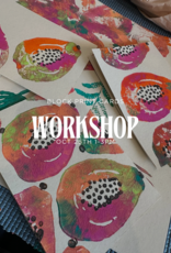 block print cards workshop Oct 25th 1-3PM