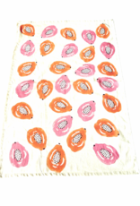 papaya tea towel