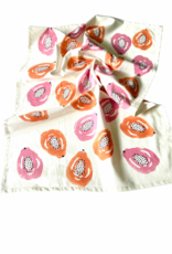 papaya tea towel