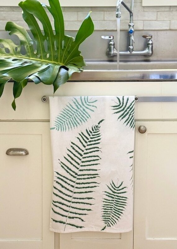 fern tea towel