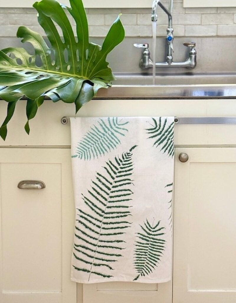 fern tea towel