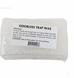 Odorless Trap Wax 1lb Brick White