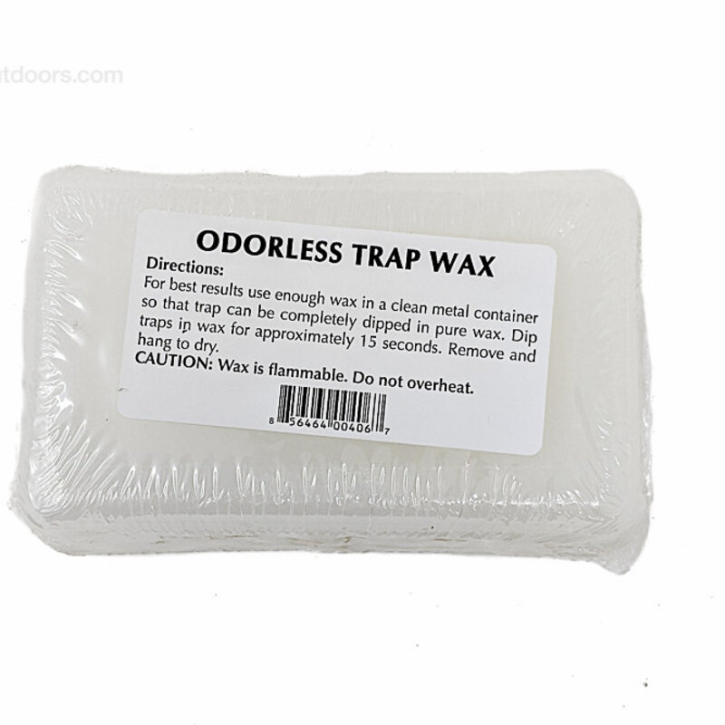 Odorless Trap Wax 1lb Brick White