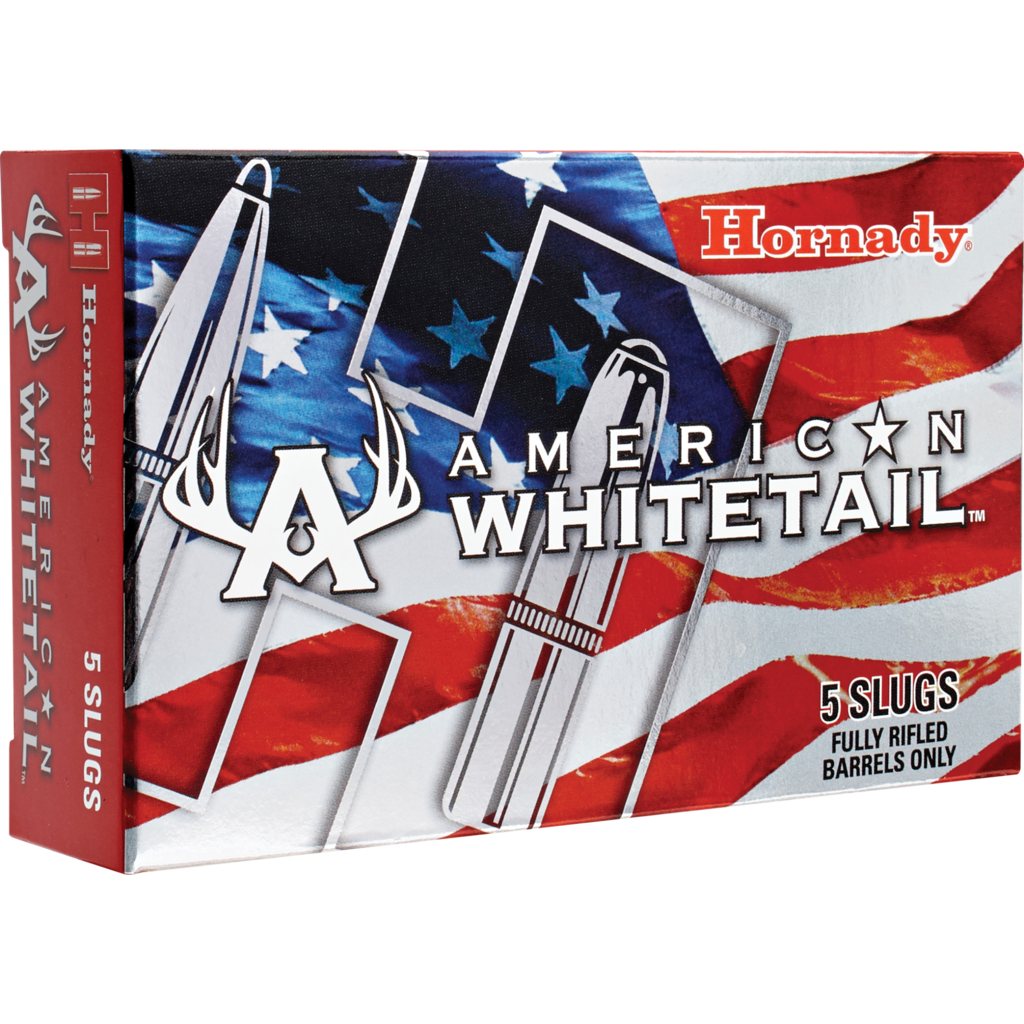 Hornady Hornady American Whitetail 12ga Slug 2 3/4 325gr Interlock (5 Pk)