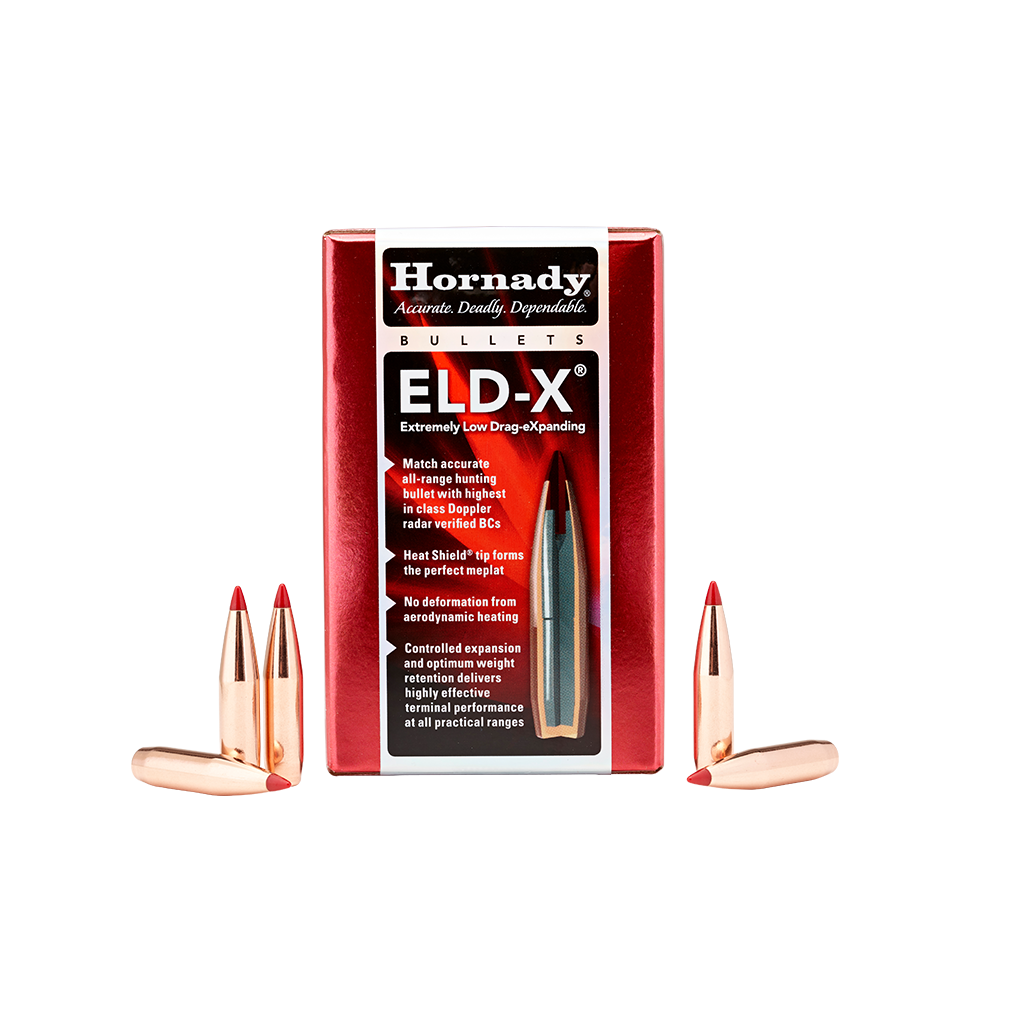 Hornady ELD-X 6.5mm .264 Diameter 143 gr Bullets #2635 (100 Pk)