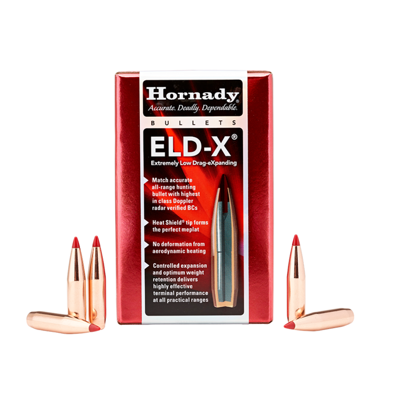 Hornady ELD-X 6.5mm .264 Diameter 143 gr Bullets #2635 (100 Pk)