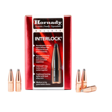 Hornady Interlock 6.5mm .264 Diameter 160 gr RN Bullets #2640 (100Pk)