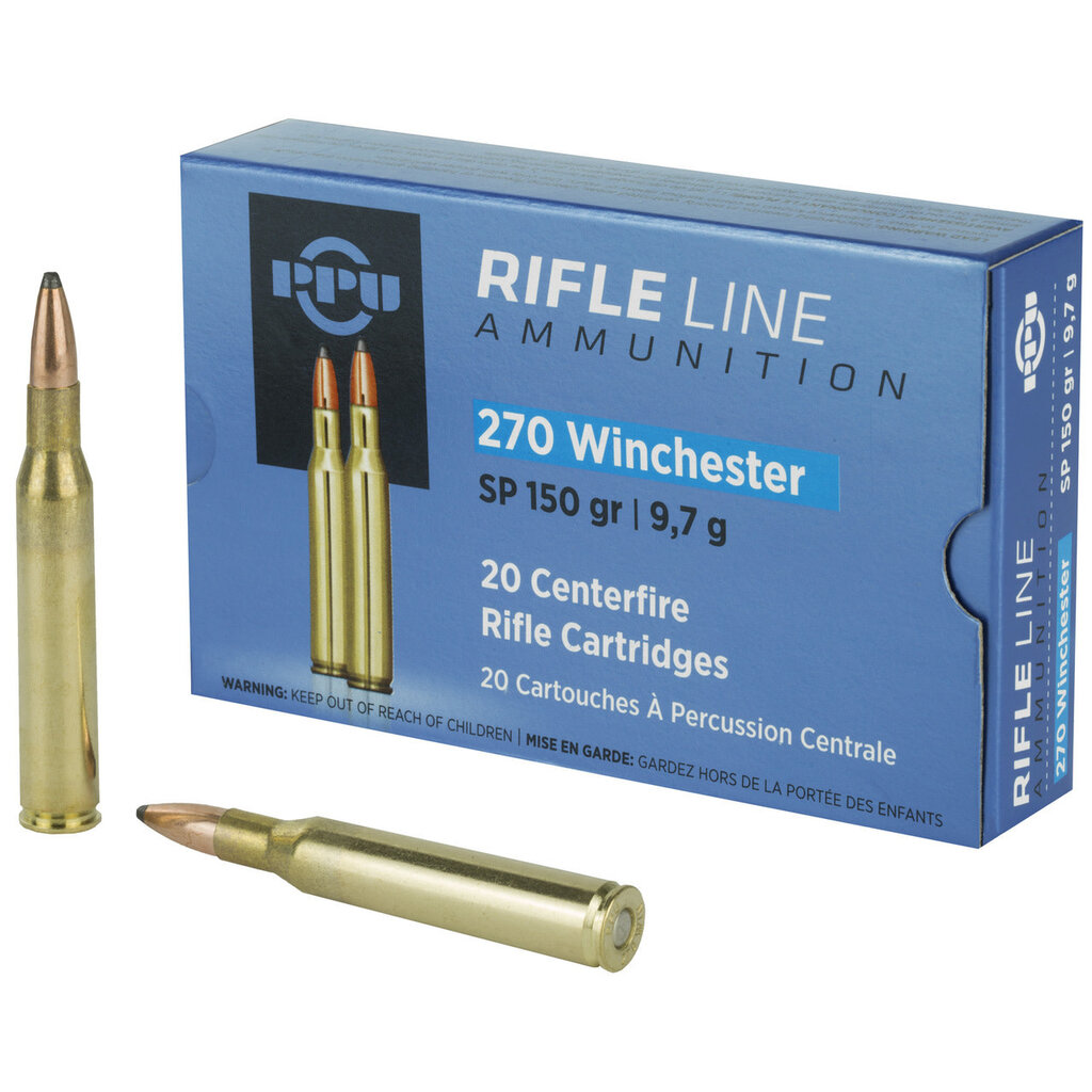 PPU Prvi Partizan .270 Win. 150 gr SP (20 Pk)