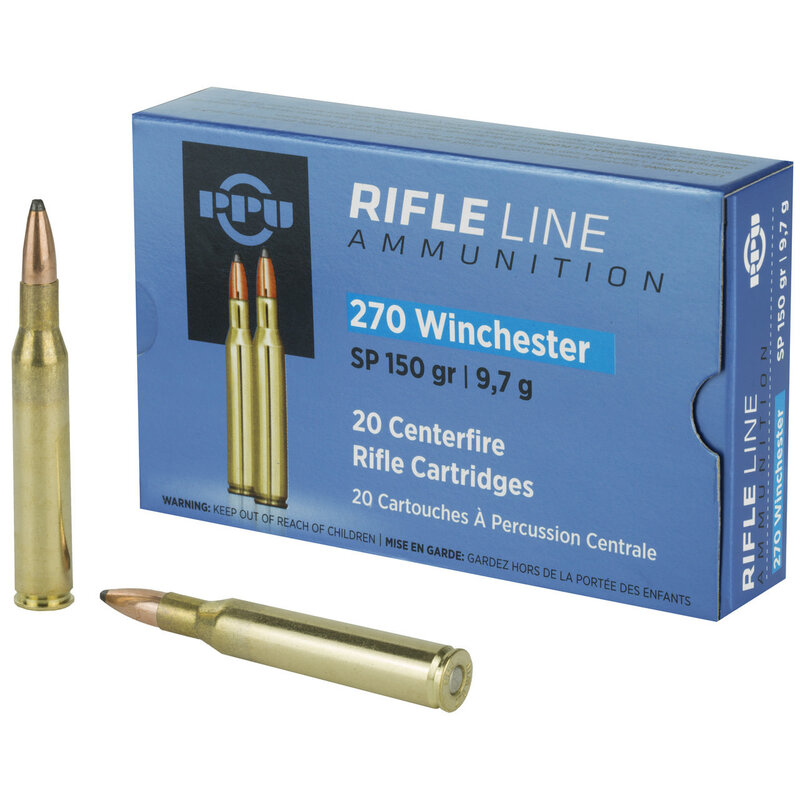 PPU Prvi Partizan .270 Win. 150 gr SP (20 Pk)