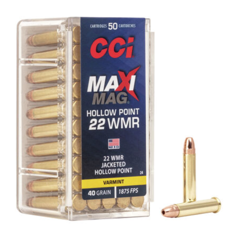 CCI 22 WMR HP, Maxi-Mag, 40 gr (50 Pk)