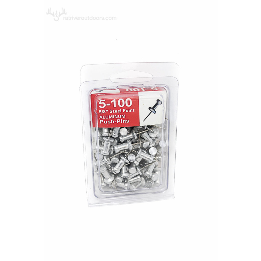 Aluminium Push Pins (100 Pk)