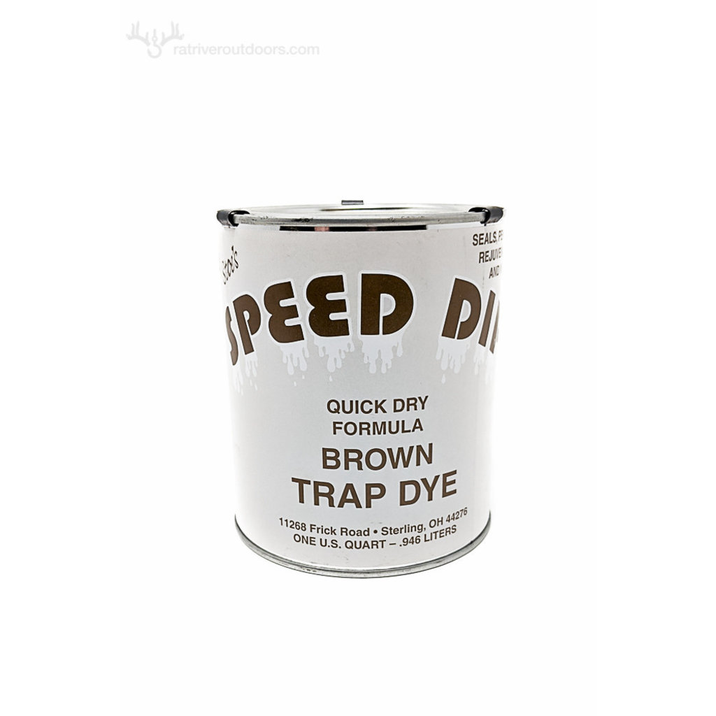 Andy Stoe's Speed Dip Snare & Trap Dye – Brown (1 Quart) For Trapping & Camouflage