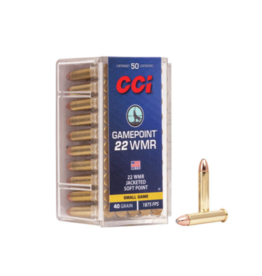 CCI Game Point 22 WMR Jacketed Soft Point 40gr