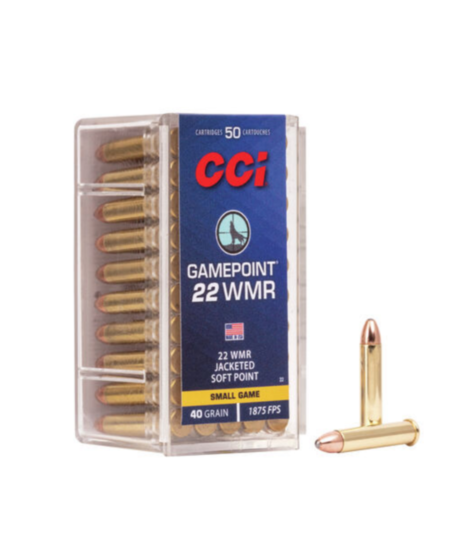 Game Point 22 WMR Jacketed Soft Point 40gr