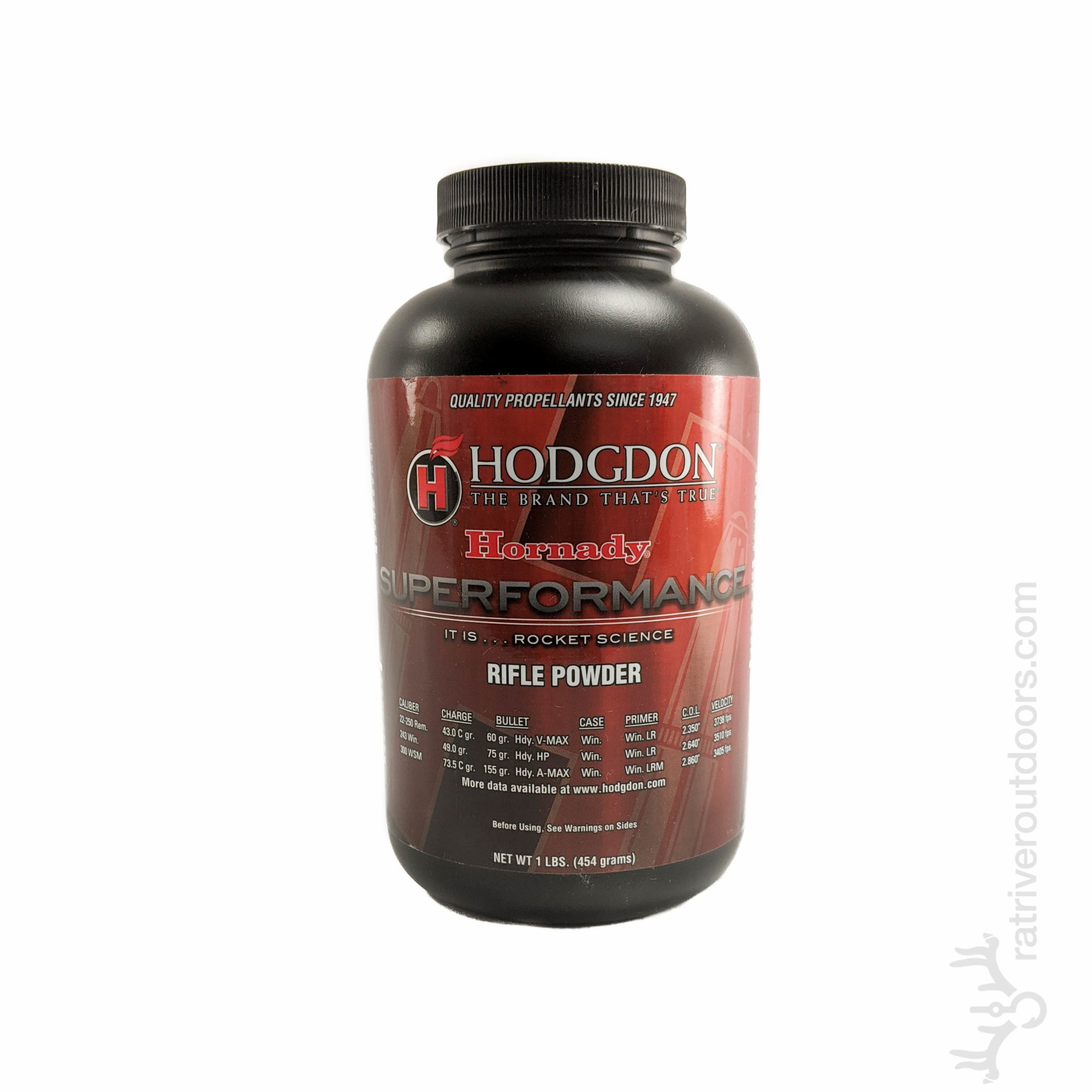Hodgdon Hornady Superformance Powder 1 Lb - Rat River Outdoors Inc.