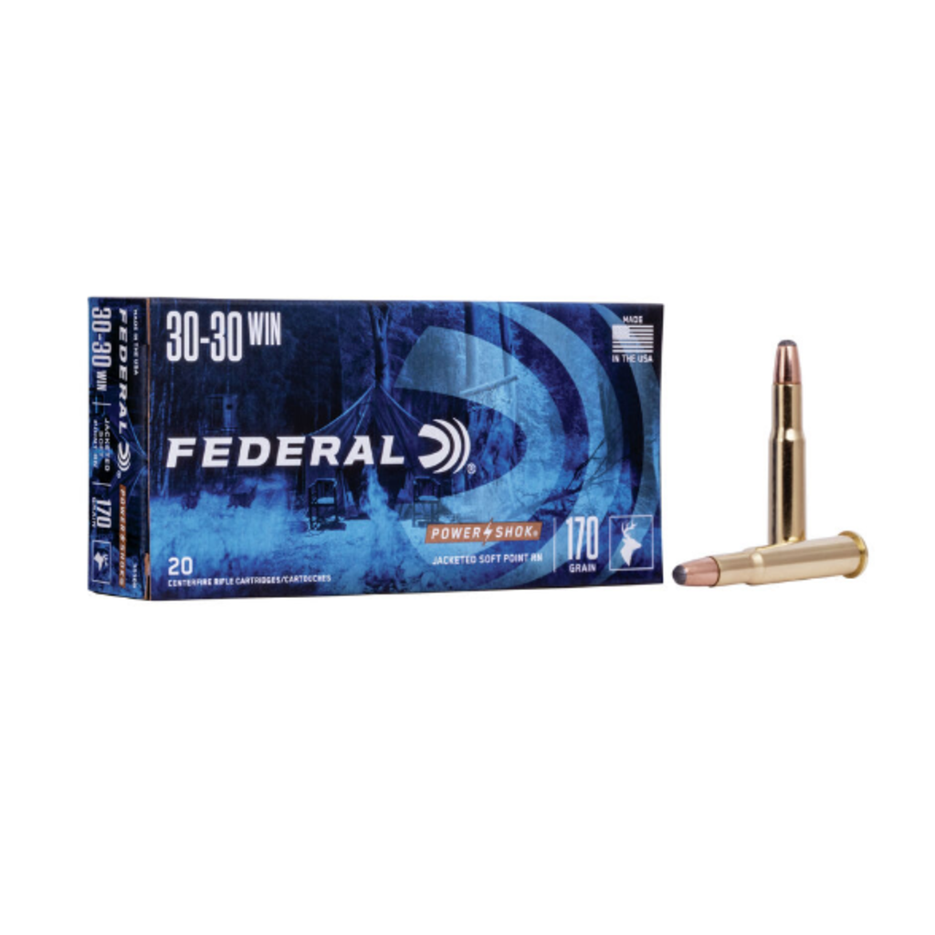 Federal Power Shok .30-30 Win, 170gr SP RN (20pk)