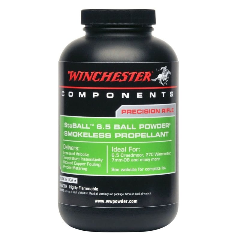 Winchester Staball 6.5 Ball Powder 1lb