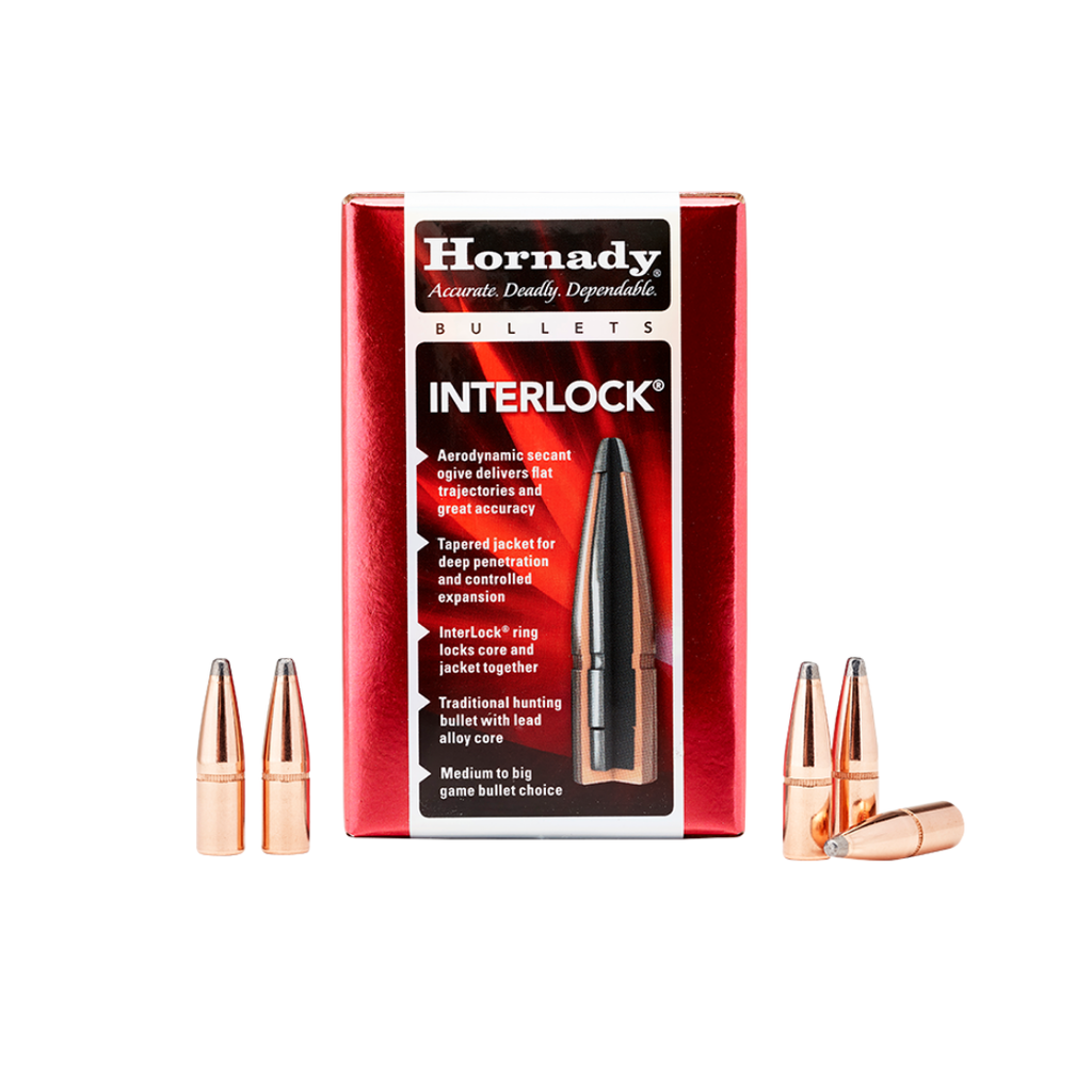 Hornady Interlock .270 Cal  .277dia 130gr  (100pk)