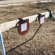 AR500 Steel Target Stand Set, W/Conuit Leg Brakets & 2 Hooks. 3/8"