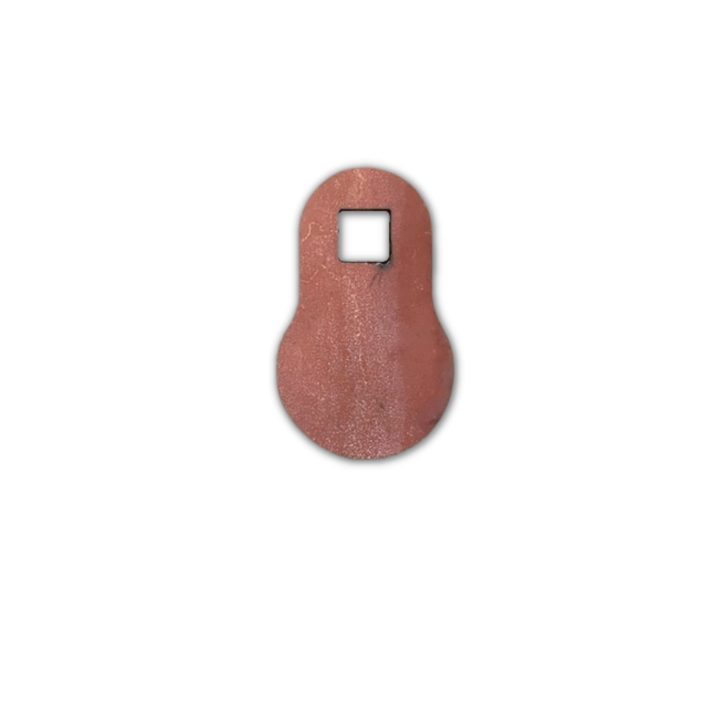 ENGAGE PRECISION AR500 STEEL RIFLE TARGET, 3/8”, ROUND GONG, 2”, WHITE