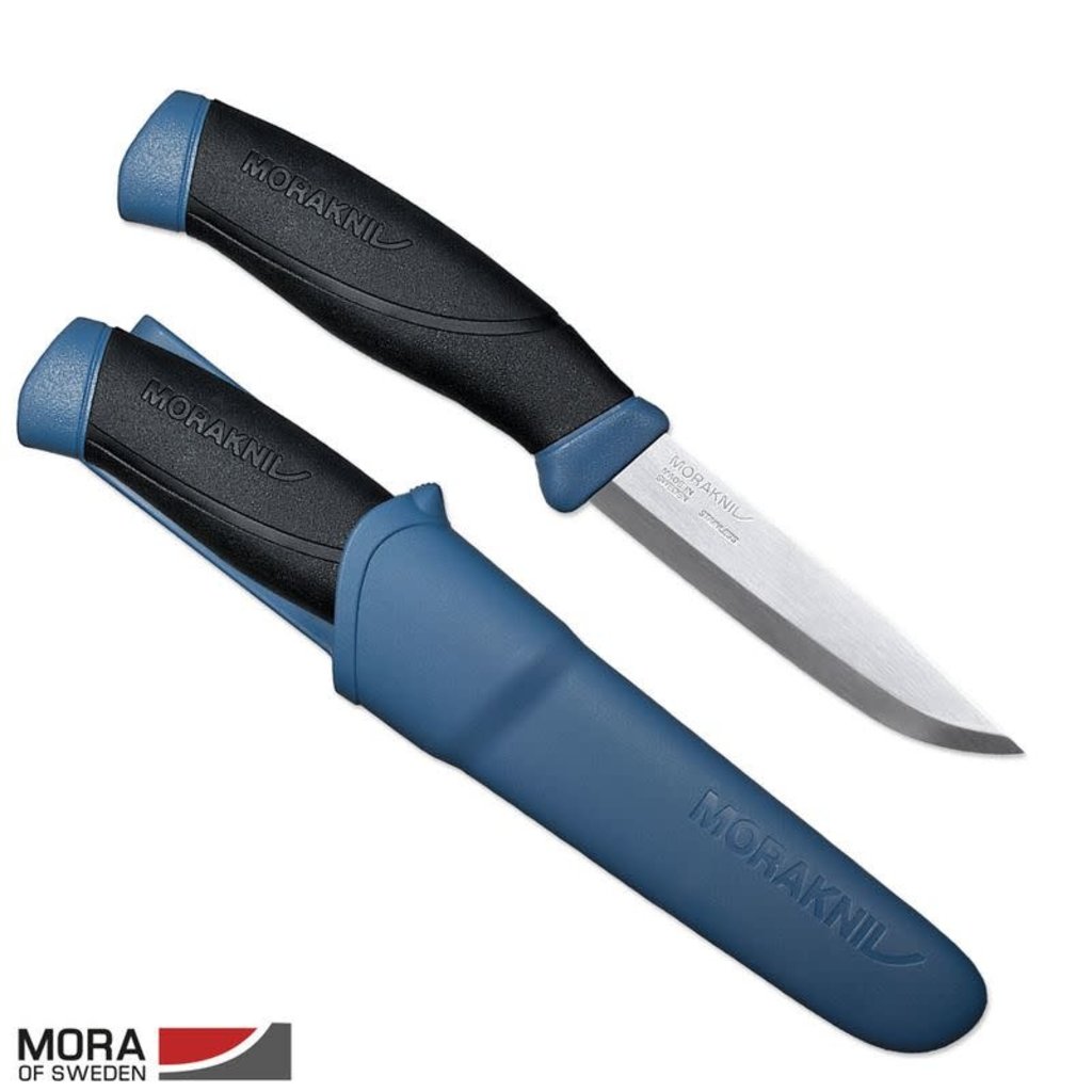 Mora Companion 4" Blue Stainless with Sheath