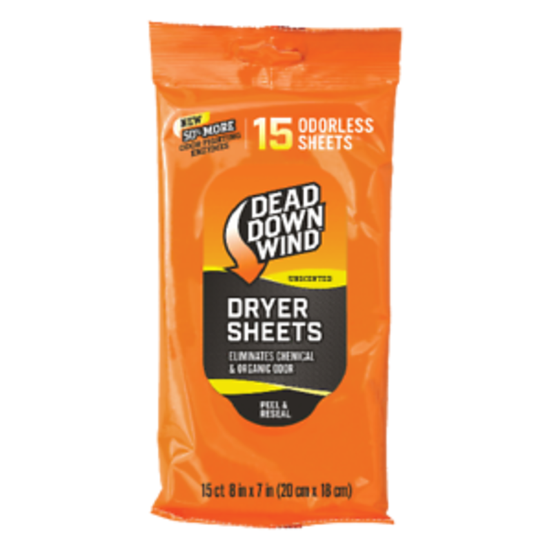 Dead Down Wind Scent Prevent Dryer Sheets (15pk)