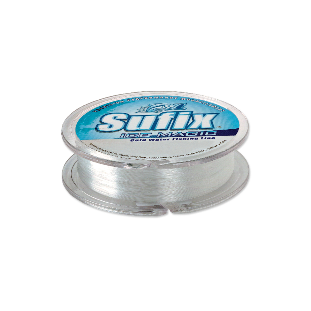 Suffix ice Magic Fishing Line 10lb Clear (100yds) - Rat River