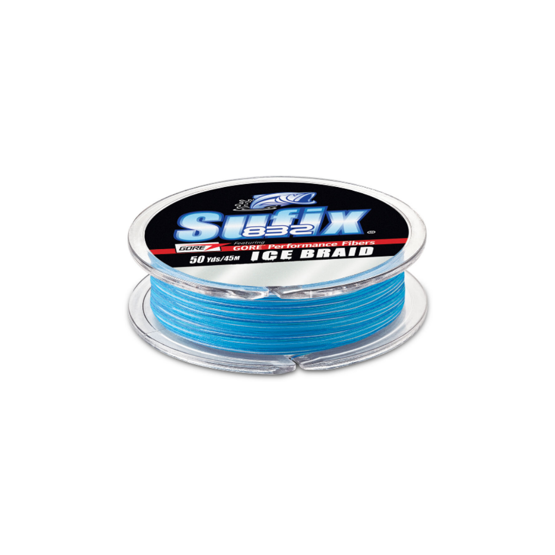NEW Sufix Metered Tip Up Braid Ice Line 20lb 50Yds 610120MC Sporting