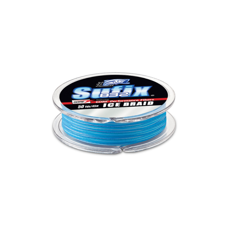 Sufix 832 Ice Braid Fishing Line 20lb Ice Camo (50yds)