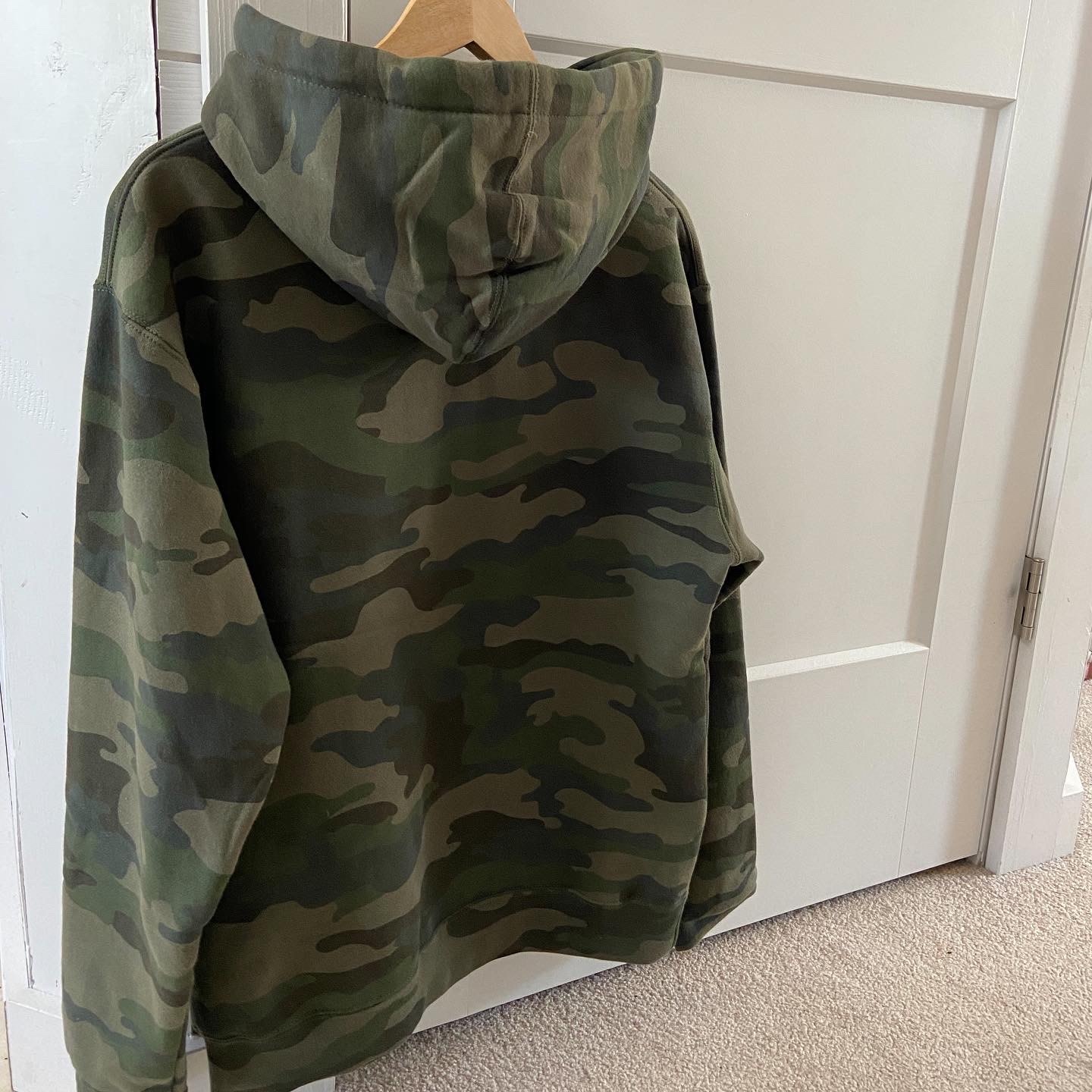 Independent Heavy weight Hooded Pullover Sweathirt (Forest Camo)