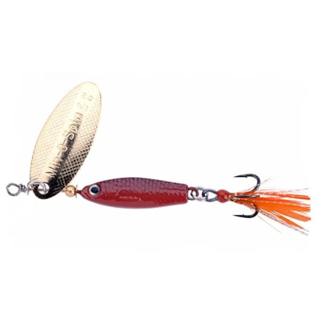 johnson Min-O-Spin, 1", 1/8oz,  Brown Grasshopp