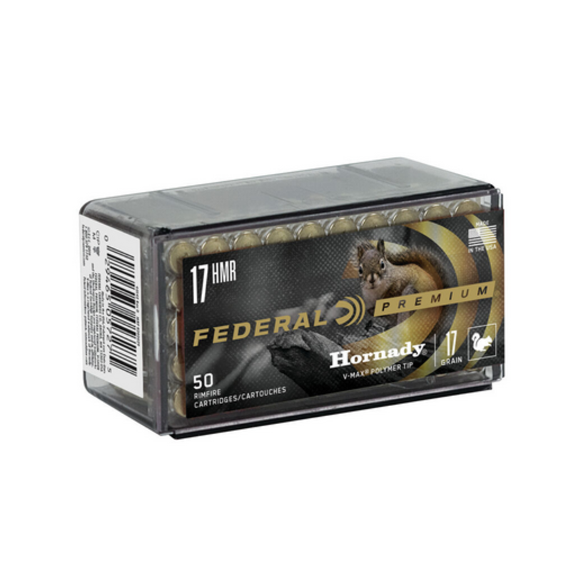 Federal Premium 17 HMR 17gr V-Max (50pk)