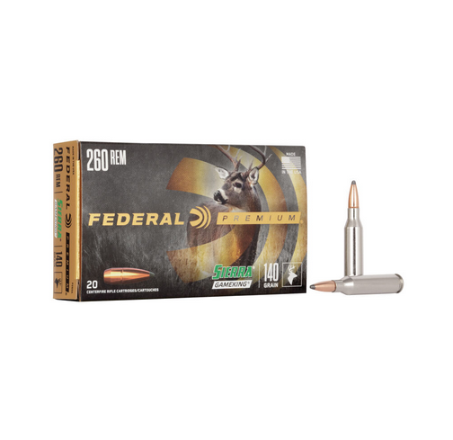 Federal Premium .260 Rem 140gr Sierra Game King BTSP (20pk)