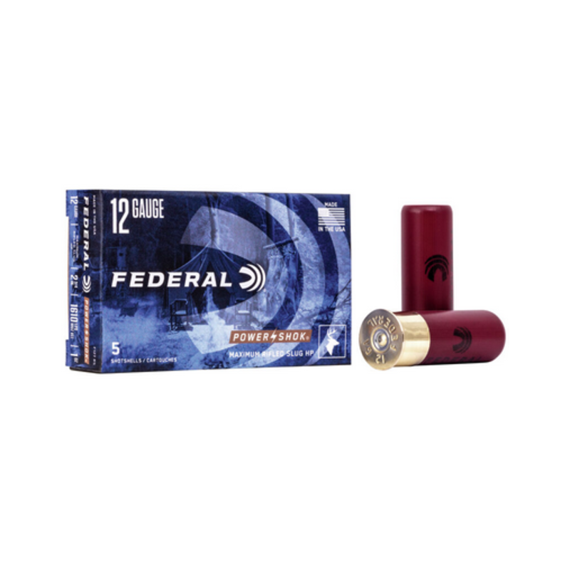 Federal 12ga 2.75" 1oz Rifled Slug HP