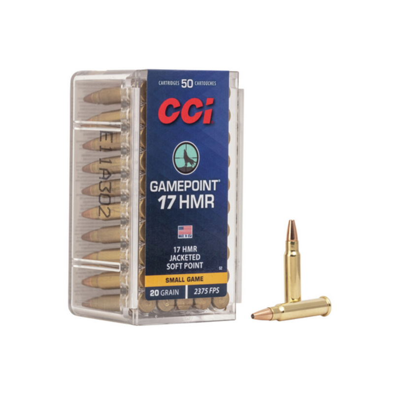 CCI Game Point 17 HMR 20gr (50pk)