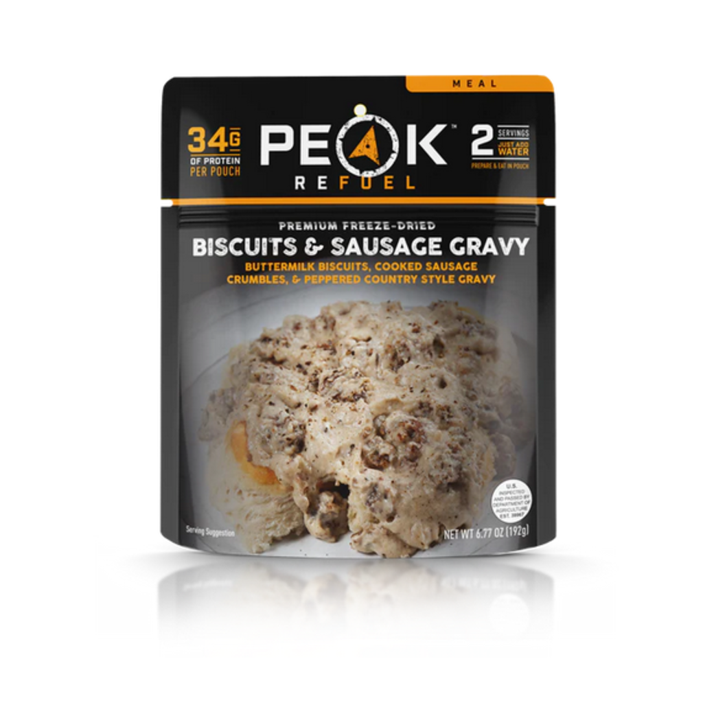 Peak Refuel Biscuits & Sausage Gravy Meal
