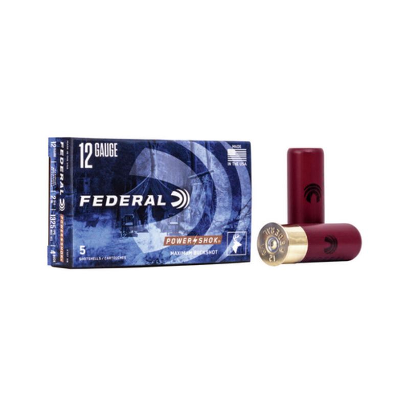 Federal Power Shok 2.75" #4 Buck (5pk)