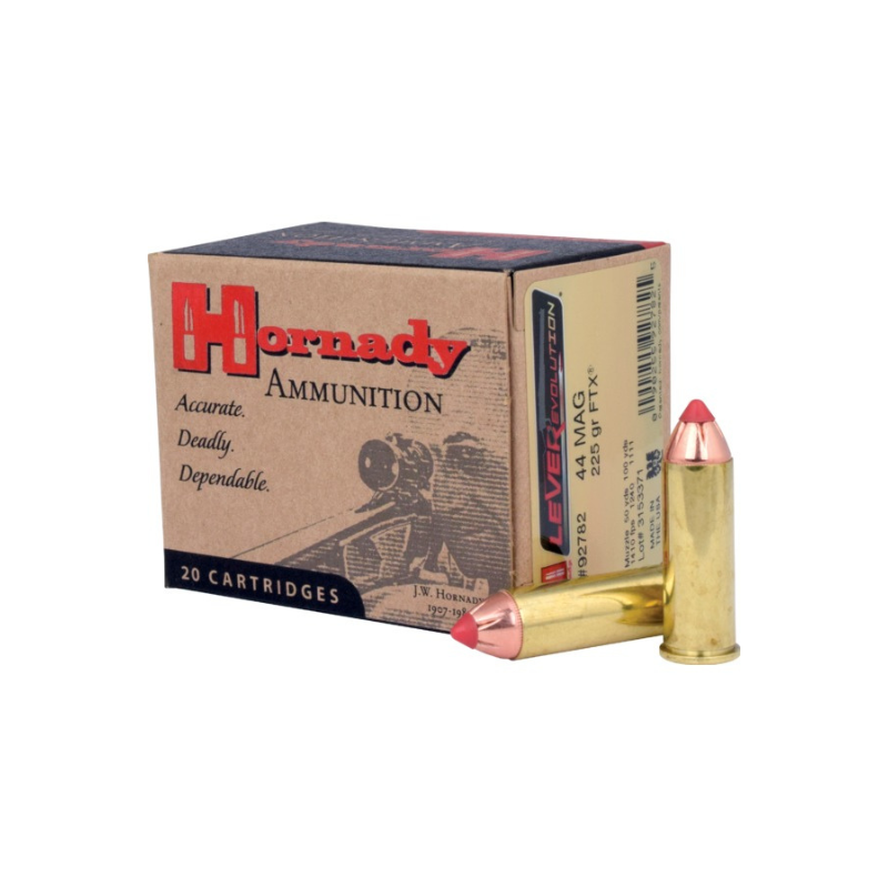 Hornady Leverevolution 44 mag, 225gr, FTX (20pk)