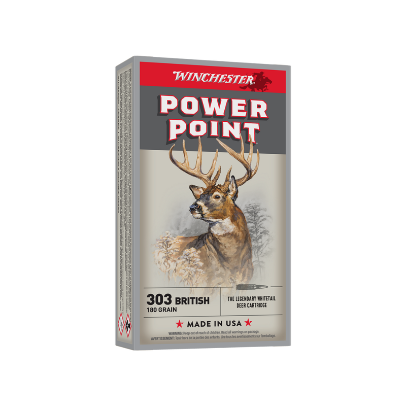 Winchester Super-X 303 British Power Point 180gr (20pk)