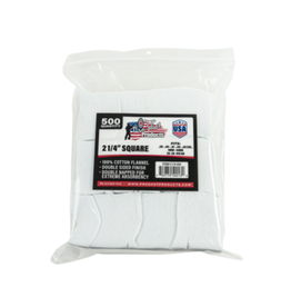 Pro-Shot Cleaning Patch 2 1/4 Square (500 pk)