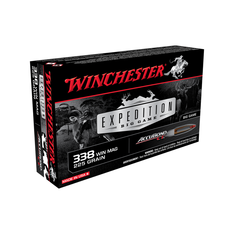 Winchester Expedition .338 Win Mag 225gr AccuBond CT (20pk)