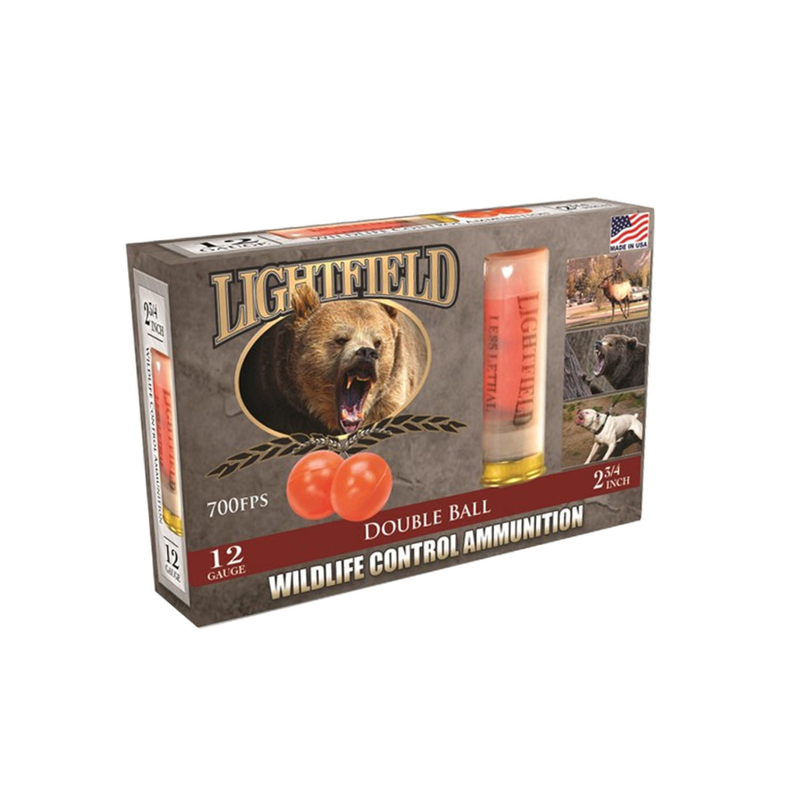 Lightfield Double Ball Wildlife Control 12ga (5pk)