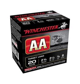 Winchester AA 20ga 2 3/4" 7/8 oz 8 shot (25pk)