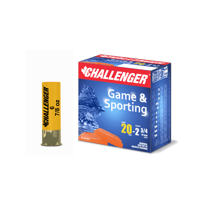 Challenger Standard 20ga  2 3/4" 7/8oz #7.5 (25pk)