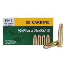 Sellier & Bellot 30 Carbine 110gr FMJ (50pk)